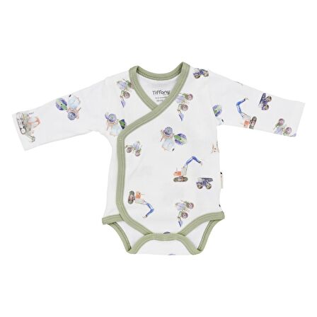 Tiffany Baby Work Machine Theme Kruvaze Bebek Body 13022