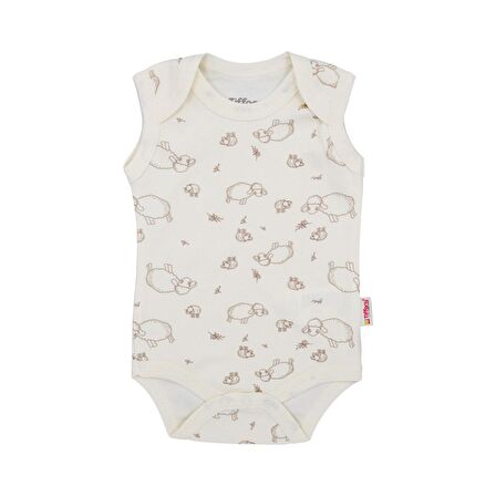 Tiffany Baby Lamb Organik Theme Bebek Atlet Body 20009