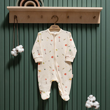 Tiffany Baby Organic Space Theme Fermuarlı Tulum 44040