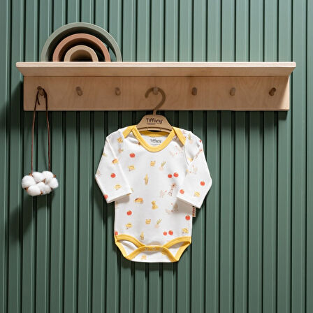 Tiffany Baby Strawberry Organik Theme Uzun Kol Body 45011