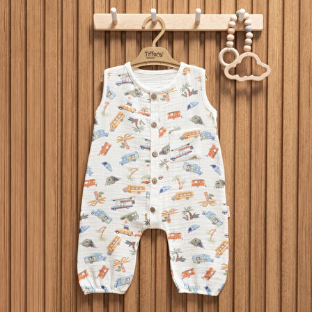 Tiffany Baby Müslin Caravan Theme Uzun Atlet Tulum 61024