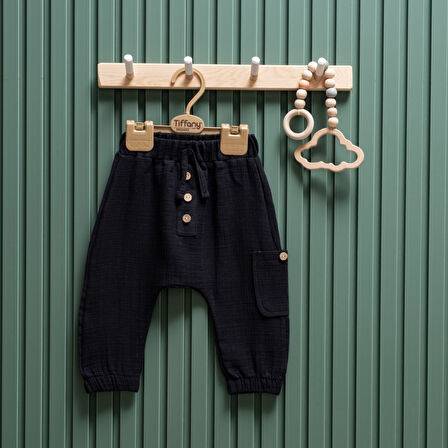 Tiffany Baby Müslin Theme Şalvar Düğmeli Alt 26006