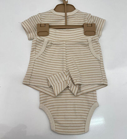 Tiffany 2li Takım Çıtçıtlı Modal Organik Theme Bej