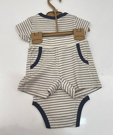 Tiffany 2li Takım Çıtçıtlı Modal Organik Theme Lacivert