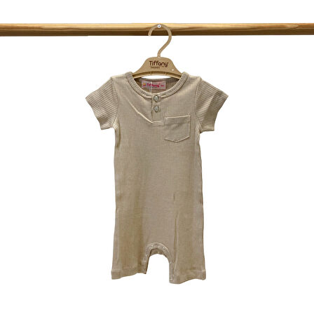 Tiffany Baby Organik Theme Cepli Kısa Rompy 88026