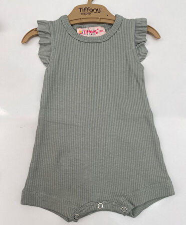 Tiffany Tulum Fırfırlı Rompy Modal Organik Theme Mint