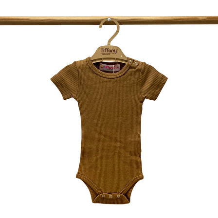 Tiffany Baby Organik Theme Kısa Kol Çıtçıtlı Body 89008