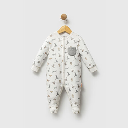 Tiffany Baby Fermuarlı Bebek Tulum 32040