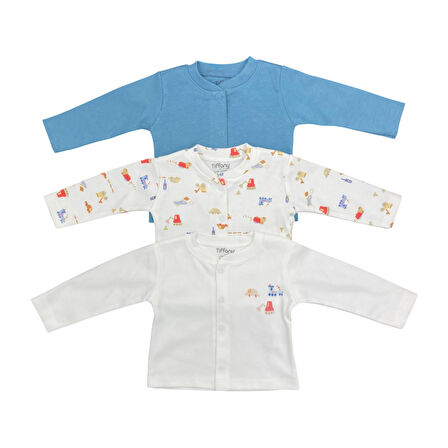 Tiffany Baby Traffic Rider Theme 3'lü Hırka 50027