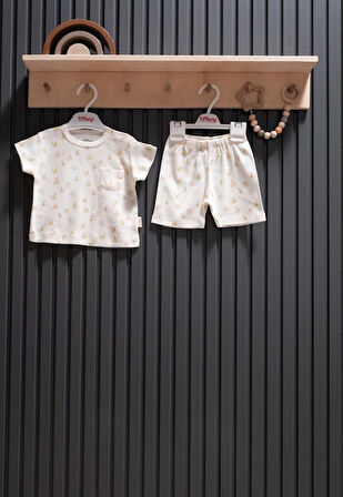 Tiffany 2li Takım Şortlu Pear Jakarlı Theme 