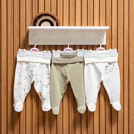 Tiffany Baby Farm Village Theme 3'lü Patikli Pantolon 51007