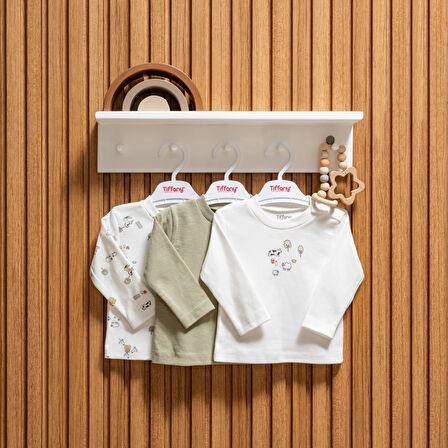 Tiffany Baby Farm Village Theme 3'lü Sweat 51096