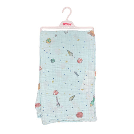 Tiffany Baby Baskılı Müslin Bebek Battaniyesi 79080