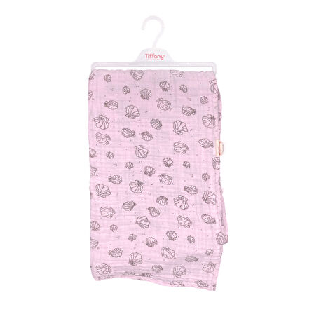 Tiffany Baby Baskılı Müslin Bebek Battaniyesi 79080