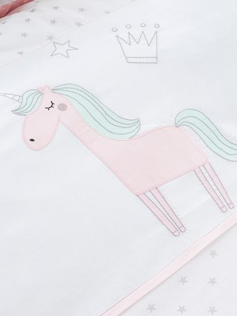 Tiffany Unicorn Tek Kişilik Yatak Örtüsü 160X220 cm - Standart