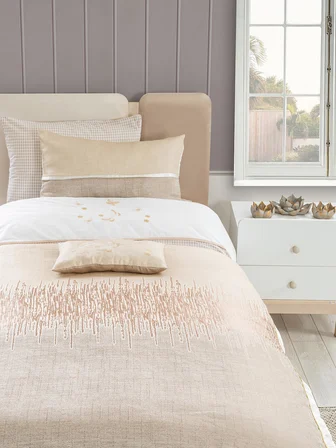 Tiffany Gold 3'lü Tek Kişilik Nevresim Takımı - Standart