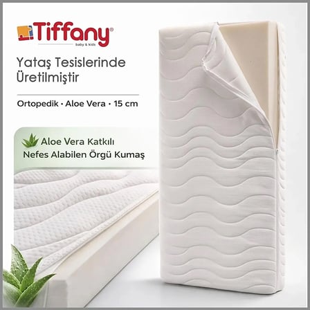 Tiffany Terra 80*180 Yıkanabilir Kılıflı Yatak ( 15cm )