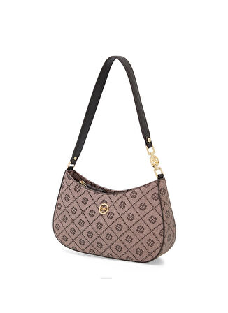 Fossil %83 Pvc, %14 Polyester, %3 Poliüretan Pudra Kadın Portföy Çanta 05FO25Y5030