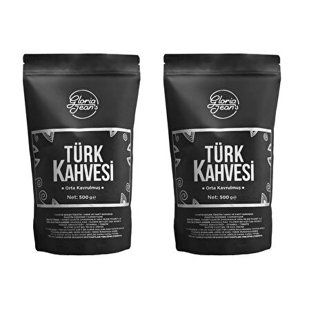 GLORİA JEAN'S TÜRK KAHVESİ 500 GR 2'Lİ PAKET