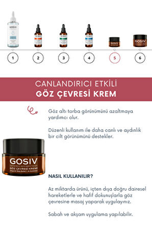 Canlandırıcı Etkili Göz Çevresi Kremi 15 ml