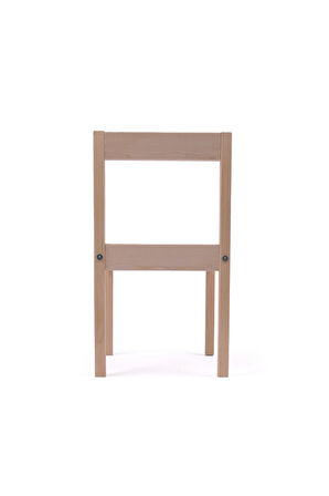 Montessori Çocuk Ahşap Etkinlik Masası Sandalyesi