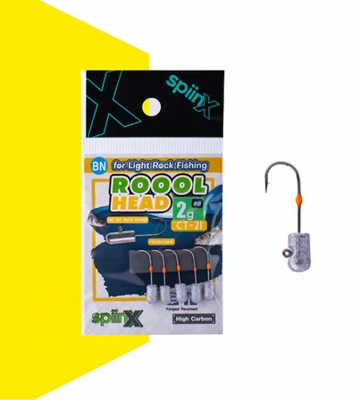 Spiinx Roool Head Jighead 2Gr 8 Numara İ̇Ğne  5Li Paket