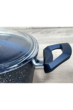 Maxima Extra 20 cm Granit Tencere Siyah Gold