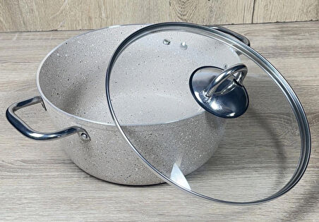 Monessa 24 cm Granit Tencere Kapuçino