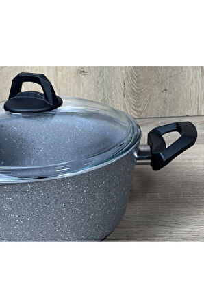 Ravelli Maxima Extra 20 cm Granit Tencere Gri