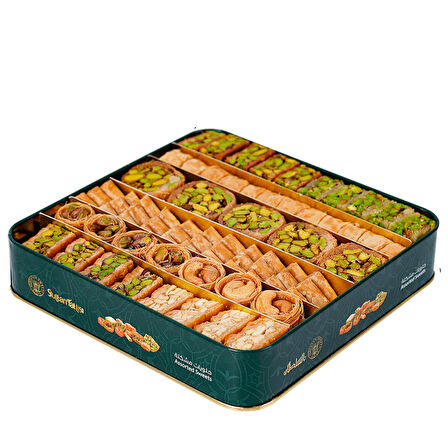 Karışık Baklava - Metal Kutuda 6lı Lezzet Koleksiyonu 1000gr