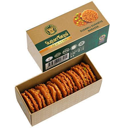 Barazek Susamlı Fıstıklı Kurabiye 80gr x 12 kutu