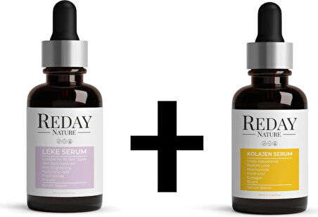 Leke Karşıtı + Kolajen Serum Seti - Cilt Yenileyici & Sıkılaştırıcı Bakım