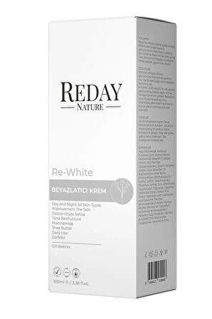 Re-white Beyazlatıcı Krem 100 ml - Cilt Rengini Açan Ve Leke Karşıtı Krem