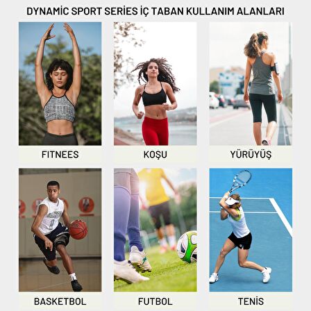 Black Deer Dynamic Sport Yeşil-Triangle Ayakkabı İç Tabanlık