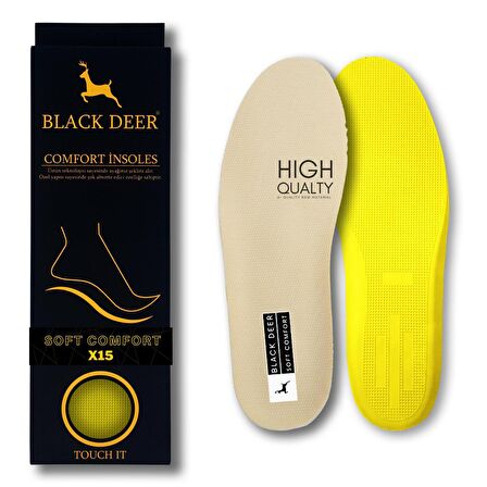 Hyper Boost Technology X15 Soft Comfort Beyaz-Sarı Ortopedik Tabanlık