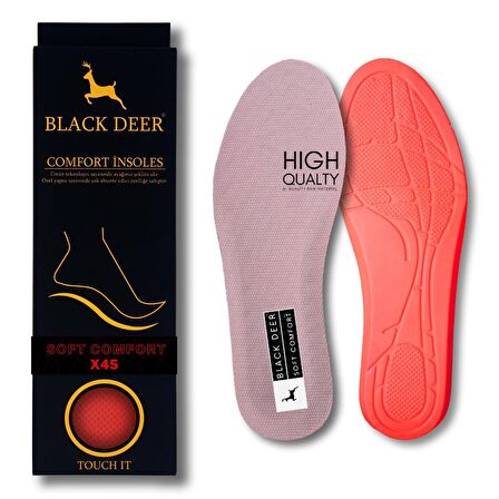 Hyper Boost Technology X45 Soft Comfort Beyaz-Kırmızı Ortopedik Tabanlık