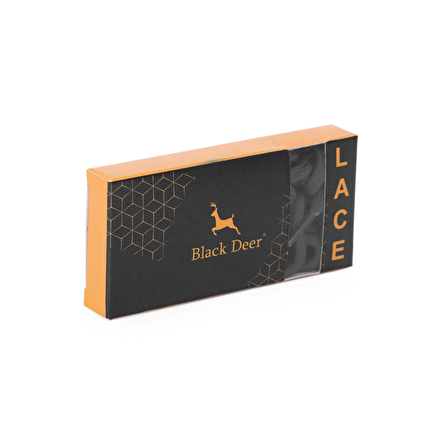 Black Deer Shoelace Füme Spor Ayakkabı Bağcık