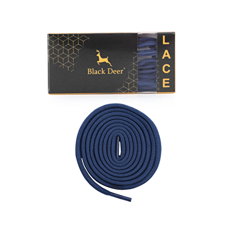 Black Deer Shoelace Lacivert Spor Ayakkabı Bağcık