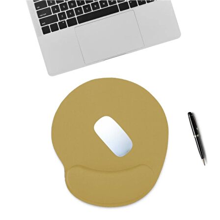 Bilek Destekli Ergonomik Kaymaz Taban Mouse Pad