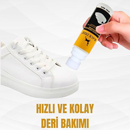 Beyaz Ayakkabı,Deri ve Kumaş Boyası,Sneaker Beyaz Ayakkabı Temizleyici,Deri,Kanvas Boya 75 ML