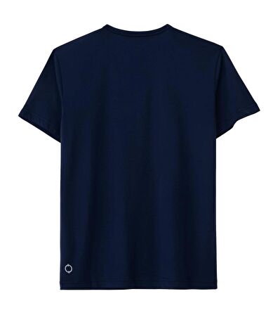 Regular Bisiklet Yaka Tshirt - Lacivert
