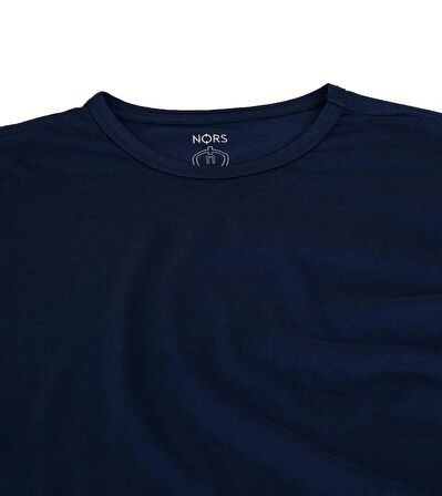 Regular Bisiklet Yaka Tshirt - Lacivert