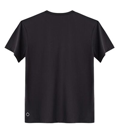 Regular  Bisiklet Yaka Tshirt - Antrasit