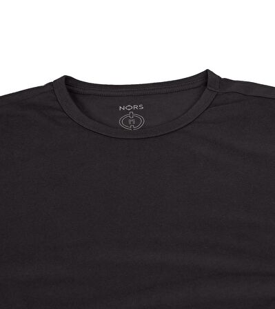Regular  Bisiklet Yaka Tshirt - Antrasit