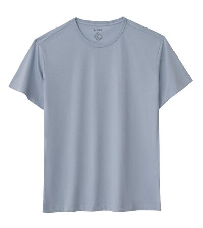 Regular Bisiklet Yaka Tshirt - Açık Mavi