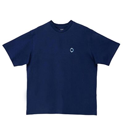 Gods of Horses and Snake Oversize Tshirt - Lacivert