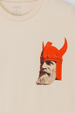 Viking Warrior Oversize Tshirt - Kemik
