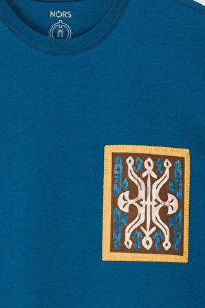 Ancient Tribes Oversize Tshirt - Petrol