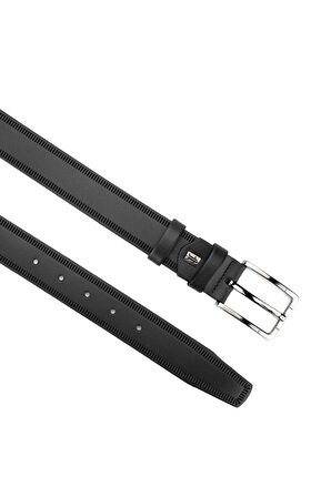 Tamer Tanca Erkek Hakiki Deri Siyah Analin Klasik Kemer 483 011-046 SPR ERK KMR Y22 SIYAH ANL