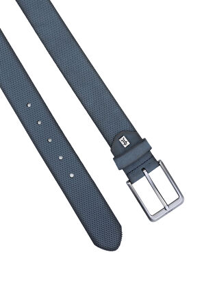 Tamer Tanca Erkek Hakiki Deri Lacivert Klasik Kemer 483 5323 SPR ERK KMR Y22 LACI BSK